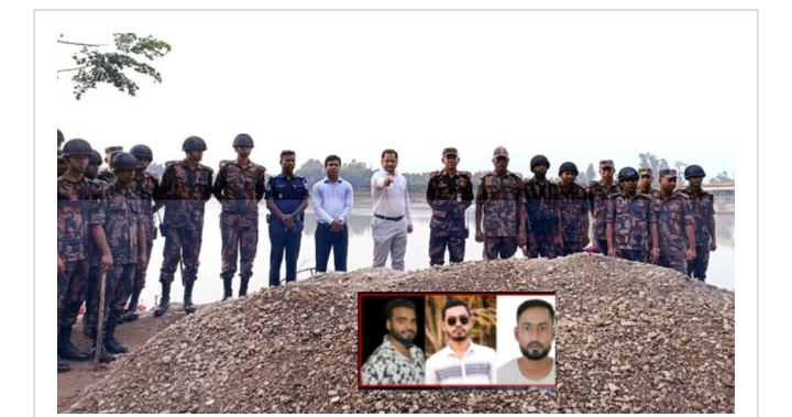 জাফলংয়ে ৭০০ নৌকা ও ১০ লাখ ঘনফুট বালু-পাথর জব্দ: ধরাছোঁয়ার বাইরে চাঁদাবাজ চক্র