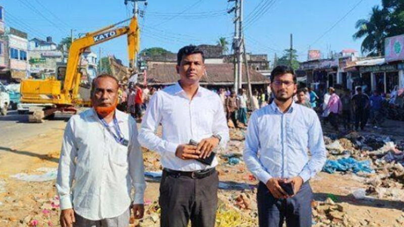 প্রশাসনের উচ্ছেদ অভিযান : কুলাউড়ায় ৩ কোটি টাকার সরকারি জায়গা উদ্ধার