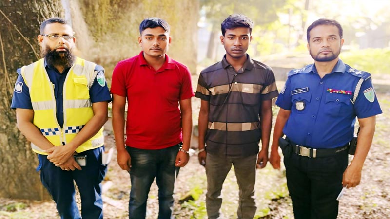 মাধবপুরে পিকআপ ভর্তি গাঁজা উদ্ধার, গ্রে ফ তা র ২