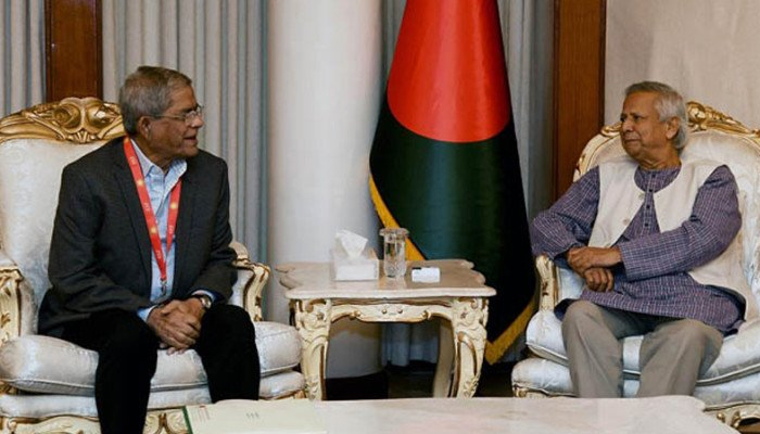 প্রধান উপদেষ্টার সঙ্গে বৈঠক : জাতীয় ঐক্যের আহবান বিএনপির