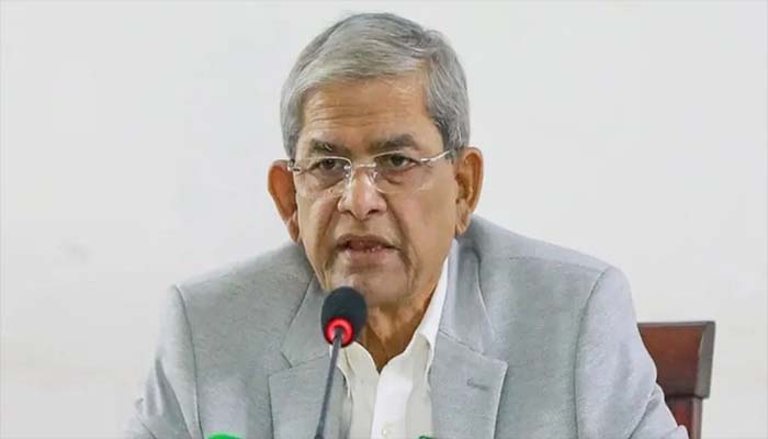 উপদেষ্টা নাহিদের বক্তব্য রাজনীতিবিরোধী: মির্জা ফখরুল