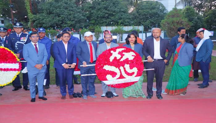 নানা কর্মসূচির মধ্যদিয়ে সুনামগঞ্জে বিজয় দিবস উদযাপন
