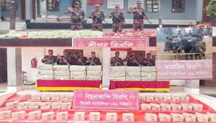 ফের সিলেট ও সুনামগঞ্জে ৫কোটি টাকার ভারতীয় পণ্য ধরলো বিজিবি