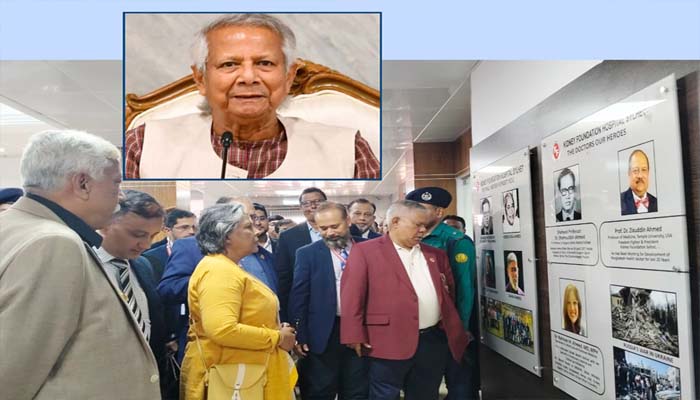 সিলেটে কিডনি হাসপাতালের উদ্বোধন করলেন প্রধান উপদেষ্টা