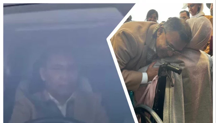 গাড়ি চালিয়ে মাকে হাসপাতালে নিলেন তারেক রহমান