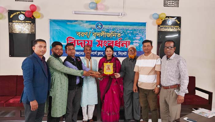 জৈন্তাপুর থেকে বিদায় নিলেন উপজেলা নির্বাহী অফিসার রুমাইয়া