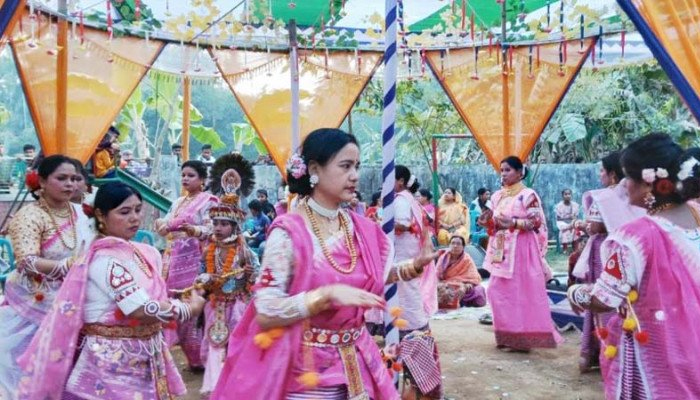 কমলগঞ্জে পৌষ সংক্রান্তি উদযাপন উপলক্ষে বেলিরাস