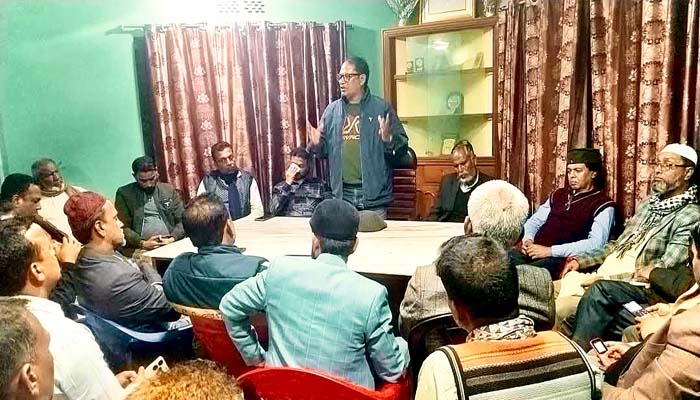 তাহিরপুরের বাদাঘাট ইউনিয়ন কৃষকদলের প্রস্তুতি সভা