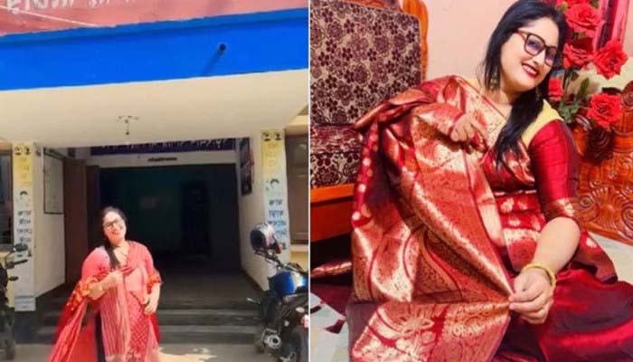 থানা প্রাঙ্গনে টিকটক করে আওয়ামী লীগ নেত্রী গ্রেফতার