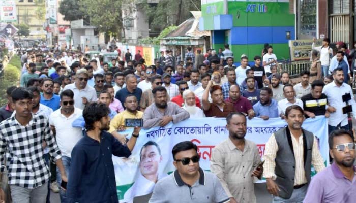 সিলেট বিএনপির স্বাগত মিছিল