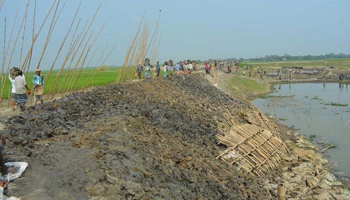 সুনামগঞ্জে হাওরের বাঁধ পরিদর্শনে পাউবোর বোর্ড সদস্য
