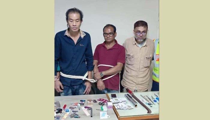 সিলেটে অস্ত্র ও মাদকসহ গ্রেফতার ৩ জন