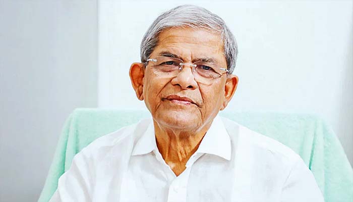 হাসপাতাল থেকে বাসায় ফিরেছেন মির্জা ফখরুল