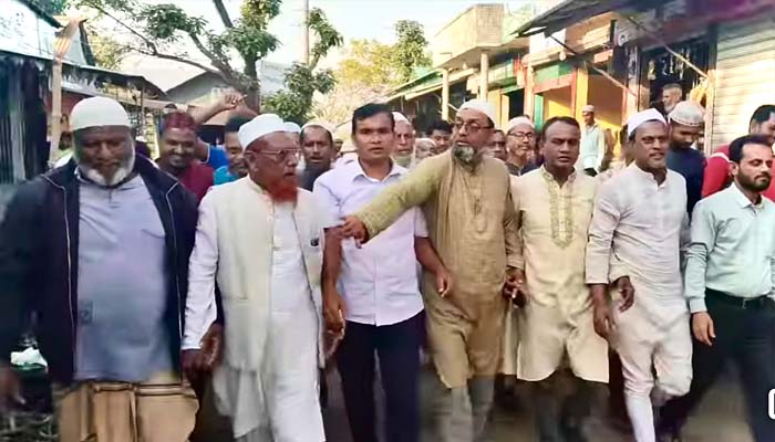 তাহিরপুরে বিএনপির আহবায়ক কমিটিতে প্রত্যাখ্যান করে প্রতিবাদ সভা ও বিক্ষোভ