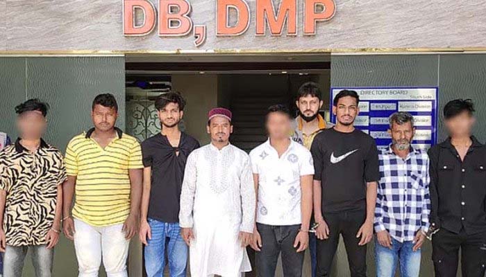 ‘লও ঠেলা গ্রুপের’ প্রধানসহ ৯ জন গ্রেফতার