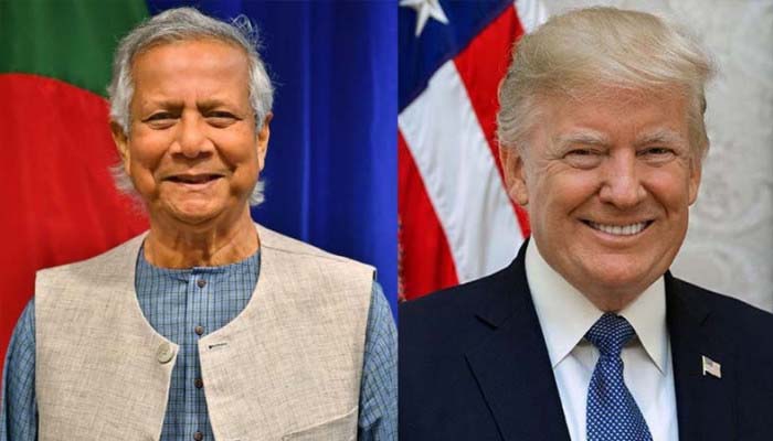 মার্কিন শুল্ক পুনর্বিবেচনা চেয়ে ডোনাল্ড ট্রাম্পকে ড. ইউনূসের চিঠি