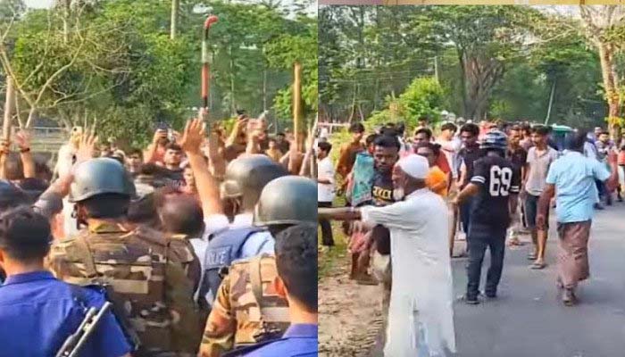 ওসমানীনগরে উত্তেজনা, সংঘর্ষের আশঙ্ক্ষা