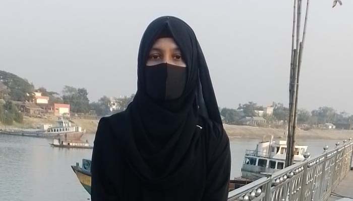 জামালগঞ্জে বাবার মরদেহ বাড়িতে রেখে এসএসসি পরীক্ষাকেন্দ্রে মেয়ে তৃশা