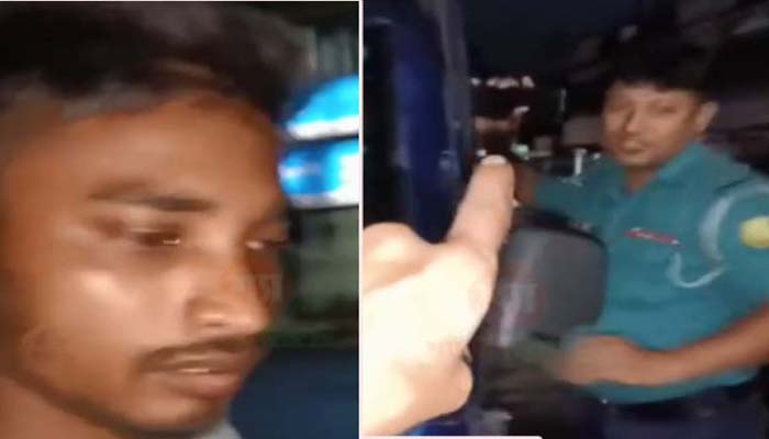 জুলাইযোদ্ধা বলায় ‘চড়-থাপ্পর’ : সিলেটের সেই পুলিশ সদস্য সাময়িক বরখাস্ত, তদন্তে ৩ সদস্যের কমিটি
