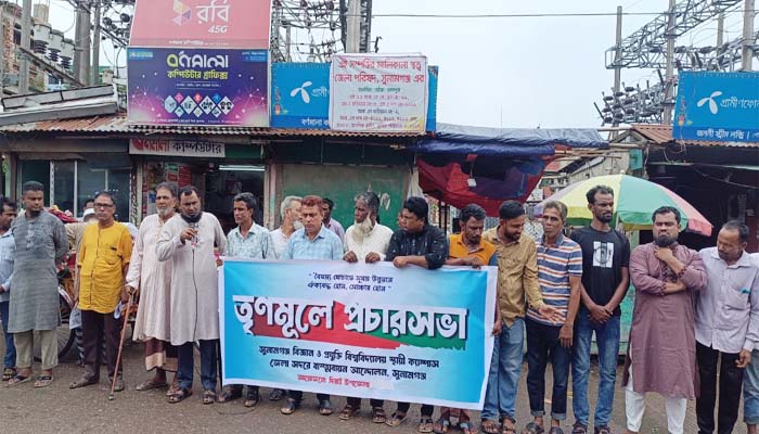 জেলা সদরে বিশ্ববিদ্যালয় স্থাপনের দাবিতে দিরাইয়ে তৃণমূলে প্রচারসভা