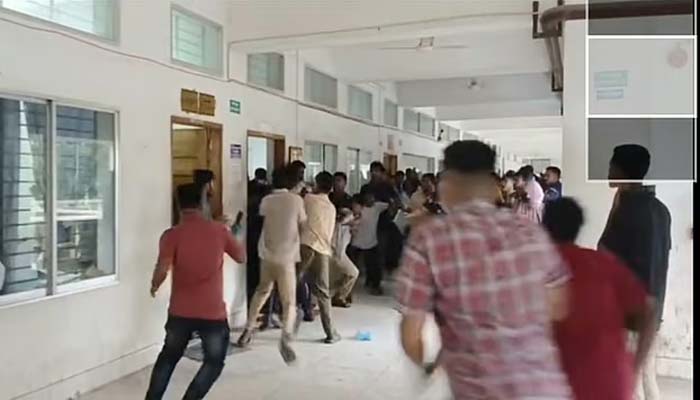 হবিগঞ্জ আদালত প্রাঙ্গণে আসামির ওপর হামলা, ছিনিয়ে নেওয়ার চেষ্টা