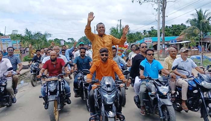 সুনামগঞ্জে বিএনপি নেতা নুরুলের ব্যাপক গণসংযোগ