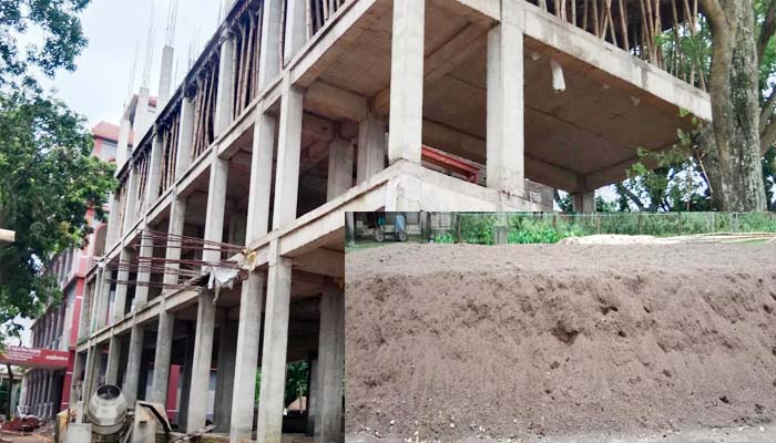 ঠিকাদার-প্রকৌশলী সিন্ডিকেট, শাল্লায় বিদ্যালয়ের ভবন নির্মাণে ব্যাপক অনিয়ম