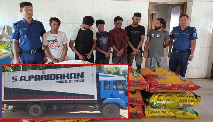 সিলেটে সুন্দরবন কুরিয়ারের ভ্যান ডাকাতি, পণ্যসহ গ্রেপ্তার ৬