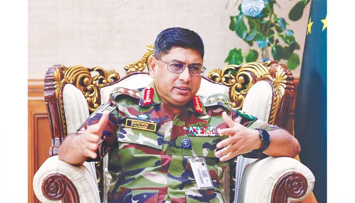 অবাধ ও নিরপেক্ষ নির্বাচনে সরকারকে সহযোগিতায় প্রস্তুত সেনাবাহিনী: সেনাপ্রধান