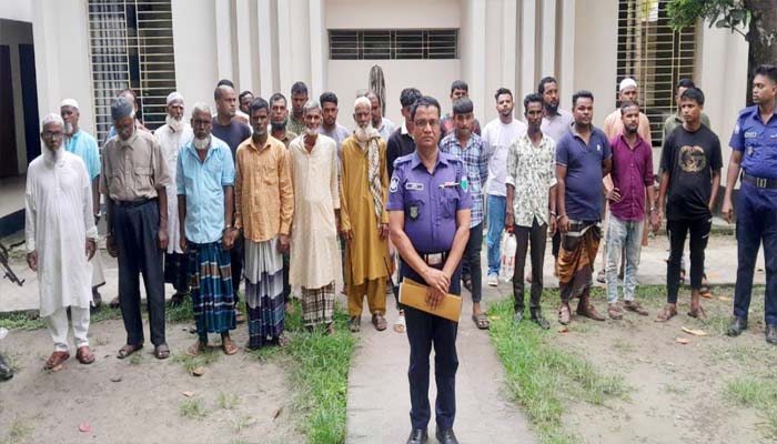নবীগঞ্জে পুলিশের উপর হামলা ও আসামি ছিনতাইয়ের ঘটনায়, গ্রেফতার ২৮