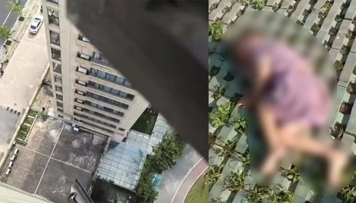 ১৮ তলা থেকে পড়ে বেঁচে গেল তিন বছরের শিশু