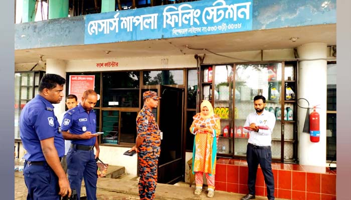 জৈন্তাপুরে অগ্নি নিরাপত্তা নিশ্চিতে ভ্রাম্যমাণ আদালতের অভিযান, জরিমানা