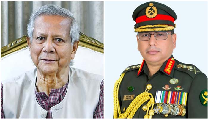 গুজবে কান না দিতে প্রধান উপদেষ্টার প্রতি সেনাপ্রধানের আহ্বান
