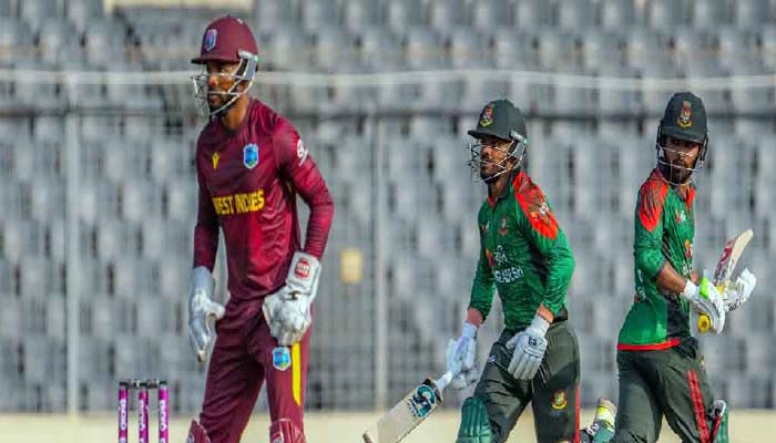 ওয়েস্ট ইন্ডিজের বিপক্ষে বাংলাদেশের সংগ্রহ ২০৭