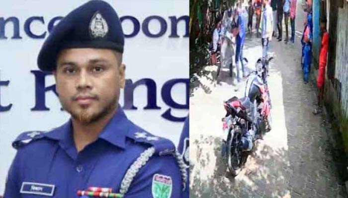 নারীকে থাপ্পড় দেওয়া সেই পুলিশ কর্মকর্তার ভিডিও ভাইরাল