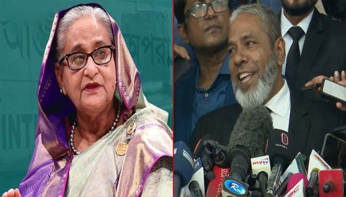 গুমের মামলায়ও শেখ হাসিনার রাষ্ট্রনিযুক্ত আইনজীবী সেই আমির হোসেন