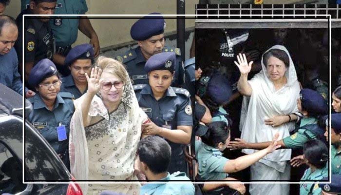 রাজনৈতিক জীবনে ৫ বার কারারুদ্ধ হন খালেদা জিয়া