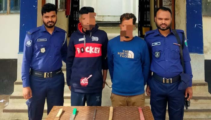 জকিগঞ্জে আন্তঃজেলা ডাকাত দলের ২ সদস্য গ্রেফতার
