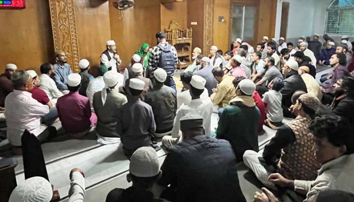 ওসমান হাদির রুহের মাগফেরাত কামনায় শহীদ ওয়াসিম ব্রিগেড সিলেটের দোয়া