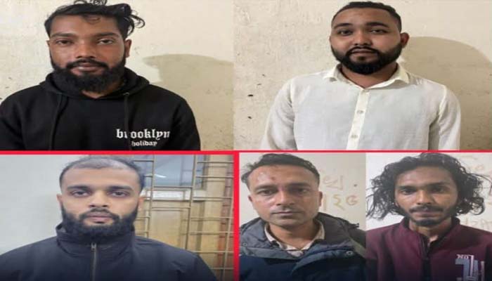 গোলাপগঞ্জে পুলিশের বিশেষ অভিযানে দুই সহোদরসহ পাঁচজন গ্রেফতার