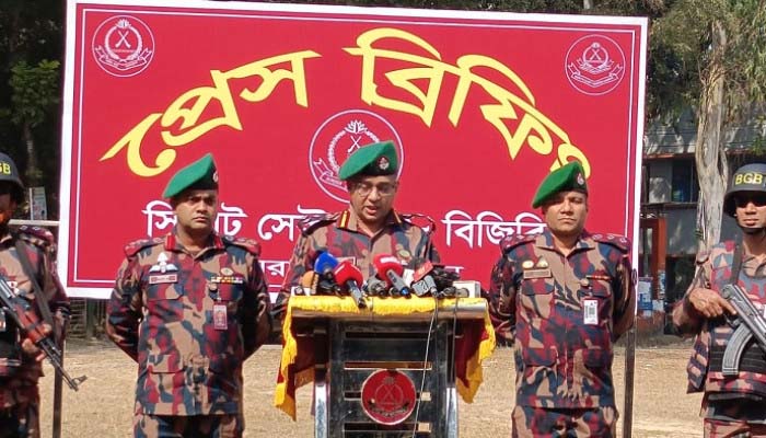সিলেটে বিজিবি মোতায়েন রোববার থেকে