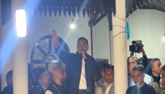 শ্বশুরবাড়ি গিয়ে ভোট চাইলেন তারেক রহমান