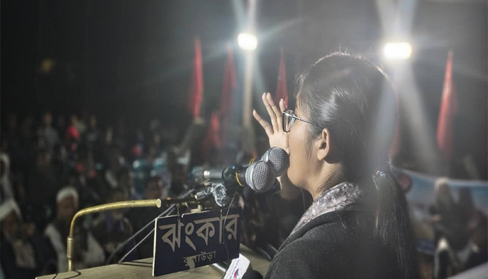 কুলাউড়ায় কাঁচি মার্কার সাদিয়া নোশিনের সমর্থনে নির্বাচনী জনসভা