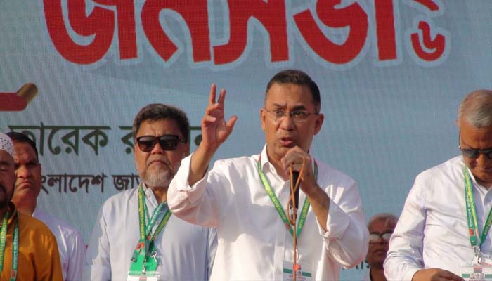 যাদের প্রটোকল দরকার, তাদেরটা তিন গুণ করে দিন: মৌলভীবাজারে তারেক রহমান