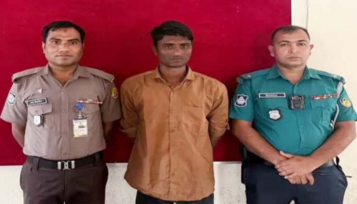 সিলেটে পুলিশ ধরল ৮ মামলার আসামি ছিনতাইকারী আইন উদ্দিনকে