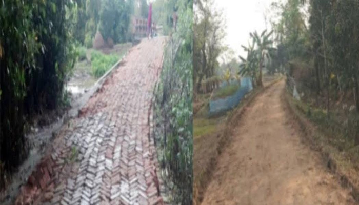 জকিগঞ্জে রাতের আঁধারে সরকারি ইট উধাও