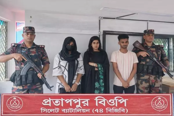 একুশে সিলেটের সংবাদ প্রকাশ: সীমান্তে মানবপাচারকারীসহ আটক ৩