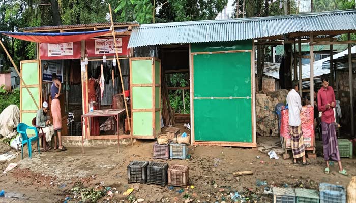উচ্ছেদের ৬ মাসে পুরোনো রূপে হরিপুর বাজার