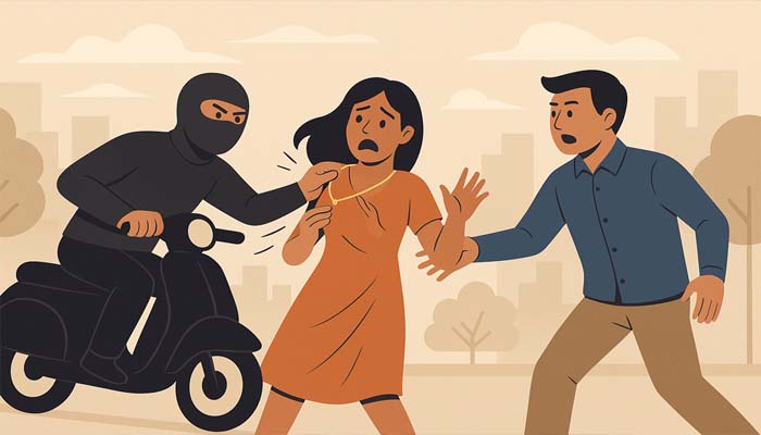ফিল্মী স্টাইলে অস্ত্র ঠেকিয়ে দুই শিক্ষিকার স্বর্ণালঙ্কার ছিনতাই