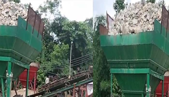 ফের সক্রিয় পাথরখেকো চক্র: কোম্পানীগঞ্জে ৮ ক্রাশার মিলে প্রশাসনের অভিযান, বিপুল পাথর জব্দ